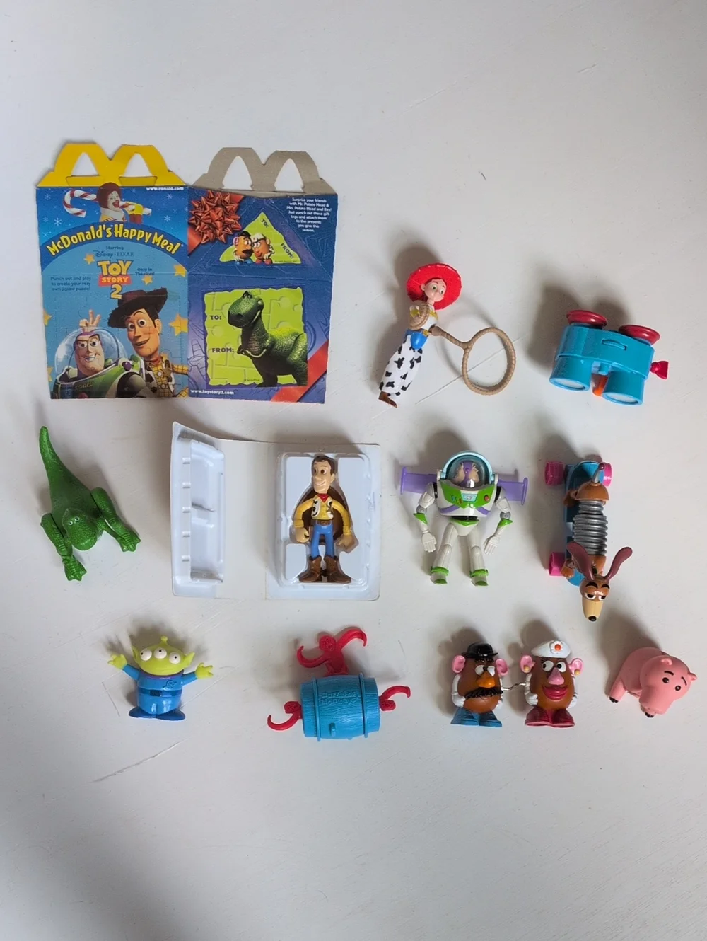 Vintage McDonald's Toy Story Happy Meal Toys Woody Buzz Alien Slinky Dog Rex